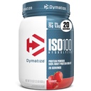 Dymatize ISO100 Whey Protein Powder Isolate, Strawberry, 25g of Protein, 5.5g BCAAs, Less Than 120 Cal., Gluten Free, 1g Fat, 1g Sugar, 2g Carb (20 Servings)
