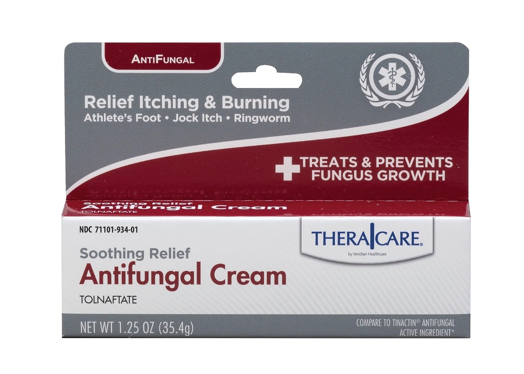 TheraCare Antifungal Cream | Soothing Relief | Itching, Burning and Cracking Relief | 1.25oz