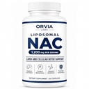 Halpilt ORVIA Labs Liposomal NAC Supplement - Liver Detox Support, Energy & Mental Clarity, Metabolism - Vegan, Non-GMO, Gluten-Free - 60 Capsules