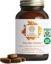 PRE SYNERGY Vita – MIN –Vitity – 男子自然多维特敏 – 男子日报多维特敏 – 有机全食 – 用于能源、压力和免疫支持(60块)
