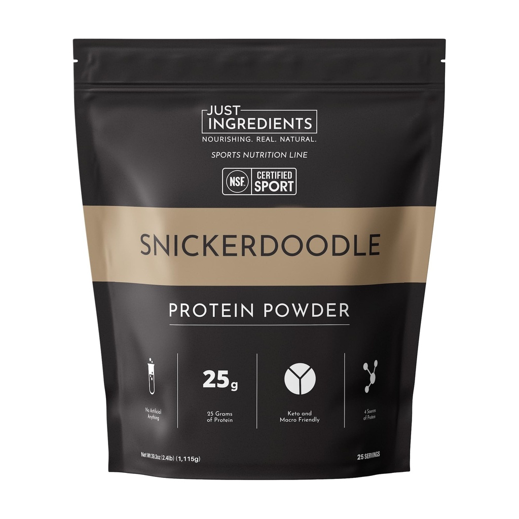 JUST INGREDIENTS Snickerdoodle Protein Powder - NSF