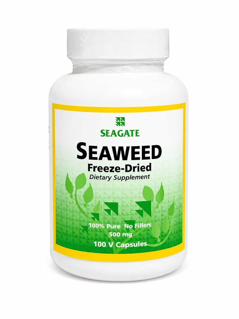 Seagate Products Freeze-Dried Seaweed 500 mg 100 Capsules (pack of 1)