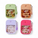 Wish Hand Sanitizer Spray Travel Size - Power Mist Hydrating Hand Sanitizer with Keychain and Case - Cute Portable Pocket Spray for Purse Women Girls Trips Tropical Collection