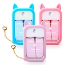 Hand Sanitizer Spray, 3 Pcs Spray Hand Sanitizer with Silicone Case & Cute Keychain, Scented Pocket Power Mist Hydrating for Women, Teen, Girl, 3.9 FL. OZ. Travel Size, 3 Scents