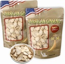 2 Bags of American Ginseng Slices (4oz/Bag) 西洋参/花旗参 Panax Ginseng. Boosts Body Immunity, Energy & Stamina for Man & Women