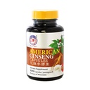 Hsu’s Ginseng SKU 1001 | American Ginseng Capsules, 100ct | Cultivated American Ginseng from Marathon County, Wisconsin USA | 许氏花旗参丸 | 500 mg 100 ct Capsules Bottle, Panax quinquefolius l., B000153QYG