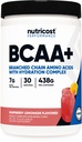 Nutricost BCAA + Hydration Powder (Raspberry Lemonade) 30 Servings - Branched Chain Amino Acids with Hydration Complex - Gluten-Free, Non-GMO