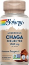 SOLARAY Fermented Chaga Mushroom 1000 mg | Healthy Immune Function Support | 30 Servings | 60 VegCaps | Immune & Stress Support, Organic Fermented Chaga Mushroom, 30 Servings, Vegan, Non GMO & Lab Verified