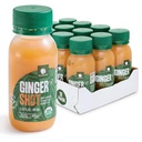 Gourmanity Organic Peruvian Ginger Shots, with Turmeric, Orange and Carrot Juice for Added Wellness, Easy Grab & Go Ginger Shots Bottles, No Additives or Fillers (12 x 2.03oz/60 ml)