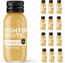 Fighter Shots Ginger (12x60ml) | Award Winning Fresh & Fiery Shots | 27g of Cold Pressed, Fresh Ginger Root for Immune Support | Boosts Energy | 100% Natural | No Nasties | A Perfect Pick Me Up