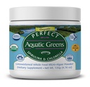 Perfect Supplements Aquatic Greens Powder | Organic Spirulina and Chlorella Blend | Vegan Superfood | Non-GMO | 135g