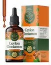 HERBAMAMA Ceylon Cinnamon Liquid Drops – Cinnamon Extract Liquid – Metabolic Support Supplement with Antioxidant Properties – Non-GMO, Alcohol & Sugar-Free, 84-Day Supply