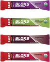 CLIF BLOKS - Energy Chews - 4 Flavor Variety Pack - Ei-GMO - Kasvipohjaiset elintarvikkeet - Nopeat karbit pyöräilyyn ja Juoksemiseen - Harjoitus Välipala (2.1 Ounce Packet, 12 Count)
