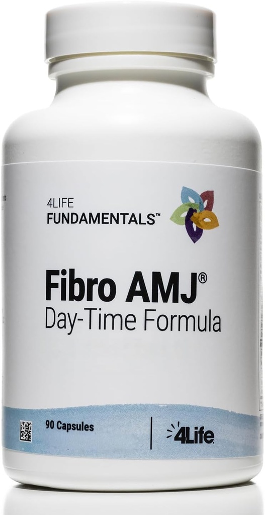 4Life Fibro AMJ Day - Mobility Supplement with Glucosamine, MSM, Boswellia, Magnesium, Malic Acid, for Energy and Mobility - 90 Capsules
