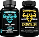 Prime Labs L Arginină (60 ct) + capsule cu HCl Creatin (60 ct)