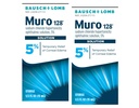 Bausch + Lomb Muro 128 5% Sodium Chloride Hypertonicity Ophthalmic Solution, from, 0.5 Fl Oz - 2 Pack