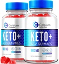 NutraRize (2 db Celsium Keto + ACV-t tartalmazó csomag) Gummees, Advanced Formula 1000MG Apple Cider Vinegar, All- Natural Keto Official, Celsium Diétás kiegészítés, Vélemények (120 Gummies)