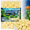 MAQIHAN 150 Tablets Aquarium Salt Freshwater - Salt for Aquarium, Fish Tank Salt, Pond Salt Tablets Natural Mineral Sea Salt Formula for Freshwater Fish, Koi Pond, Goldfish & Betta Tank Water Care