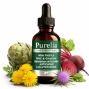 Purelia Liver Restore, Complete Liver Support Drops, Boostsenergy &Metabolism, 60ml/2.02floz