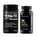Nugenix Total-T2 Testosterone Booster for Men + Essentials DIM Supplement 305mg - Bundle