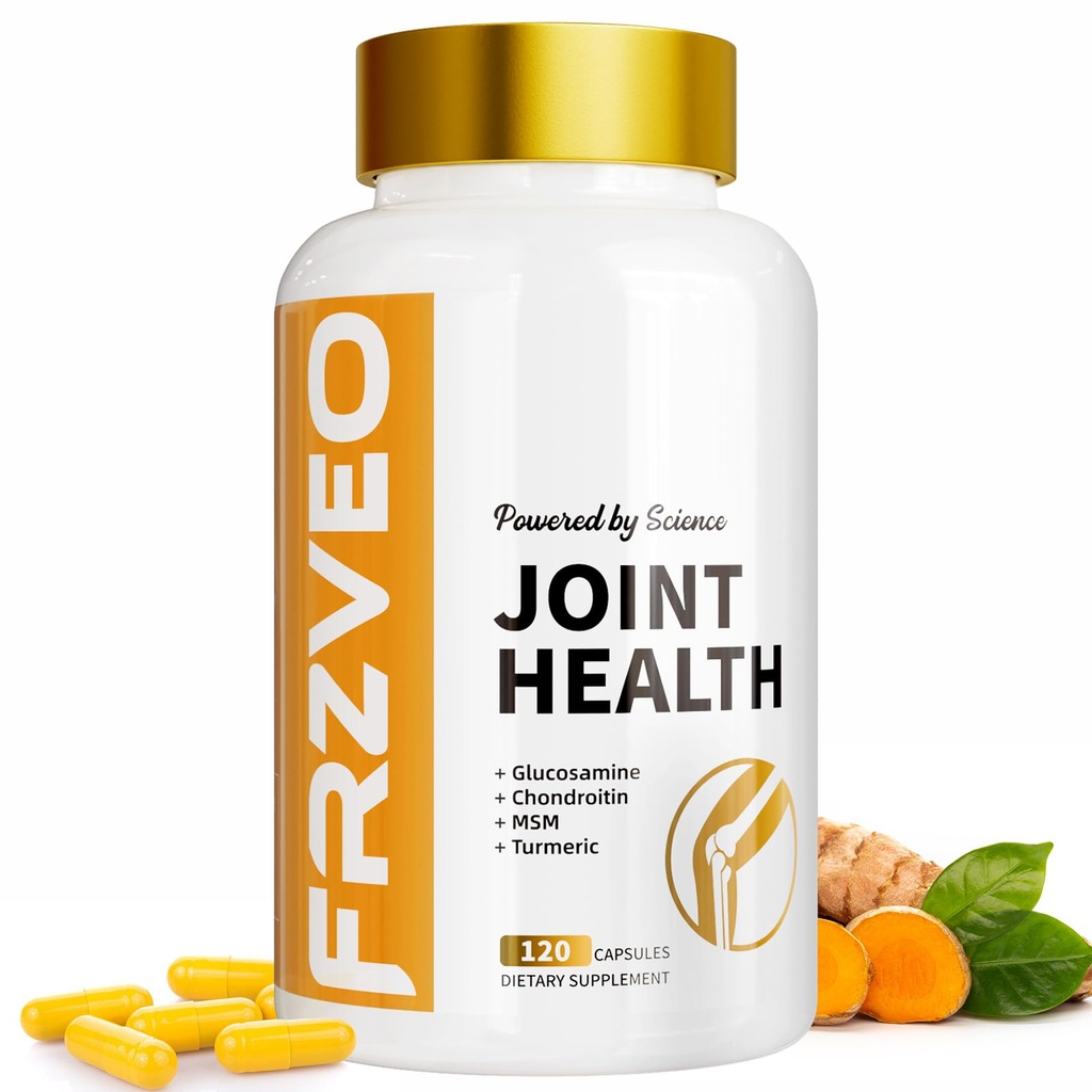 Joint Health Supplement for Women & Men, Joint Support Supplement Glucosamine Chondroitin MSM, 120 Capsules