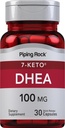 Piping Rock DHEA Priedas moterims ir vyrams 124; 100 mg