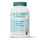 SmartyPants Prenatal Vitamins for Women, Multivitamin Gummies: Omega 3 Fish Oil (EPA/DHA), Biotin,Methylfolate,Vitamin D3,C, Vitamin B12,B6,A,K & Zinc,Inositol, (30 Day Supply),120 Count (Pack of 12)