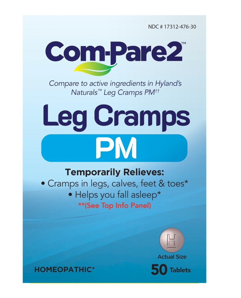 Com-Pare2 Leg Cramp PM, Relief of Nighttime Leg, Calf, and Foot Cramps | Homeopathic pain relief
