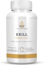 VTC VitaTradingCo. Krill Omega33 Oil Supplementary 124; 100mg Pure Antarctic Neptune Krill Oil (NKO) 124; EPA & DHA Astaxanthin 124; Brain, Heart, Joint & Eye Support Oil 124; 60 Softgels