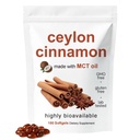 Ceylon Cinnamon Capsules, Highly Bioavailable Herbal Extract, Extra Strength Cinnamon Supplements, Blood Sugar Balance & Heart Health & Healthy Metabolism, Non-Gmo, Gluten Free, 180 Capsules (1)