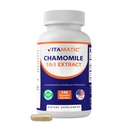 Vitamatic Chamomile 250 mg Capsules – Concentrated Herbal Supplement – Vegetarian, Non-GMO, Gluten-Free – 240 Count