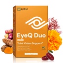 LYTTON EyeQ Duo Eye Supplement with Lutein & Zeaxanthin, Eye Care Vitamins for Digital Screen & Focus Support, Patented Anthochlorogin, 60 Softgels