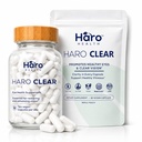 HARO Clear Eye Vitamins with Lutein & Zeaxanthin, Daily Eye Health Supplement for Adults, Antioxidant Nutritional Support, Starter Kit with Refillable Bottle, 180 Capsules, 90 Day Supply