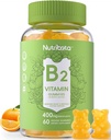 Azukrerik gabeko B2 Gummies- Riboflavin 400mg 200mg Magnesium-ekin, CoQ10 helduentzat eta haurrentzat, Vegan, 60 konde