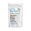 drink wholesome Peanut Butter Protein Powder for Sensitive Stomachs | For GERD, IBS, Lactose Intolerance | No Bloating, No Constipation, No Gas, No Reflux | Additive-Free, Dairy-Free, Gluten-Free