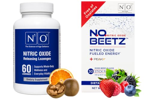 N1O1 Nitric Oxide Lozenges and N.O. Beetz Pre-Workout Powder Supplement
