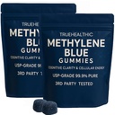 Methylene Blue Gummies with 5mg per Gummy, Cognitive Support & Mental Focus, 99.9% Pure, Vegan Non GMO Formula, Clean Ingredient Profile, Easy Gummy Format, 30 Gummies (2)