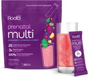 Root'd Prenatal Multivitamin Pulver - 25 Vitamine & Minerals mit 3x Elektrolyten, Folat, Eisen, D3 für Mama & Baby, 7 Superfood & Probiotika, Zuckerfreie Vitamine & Hydration | 30 Vitamin Getränke