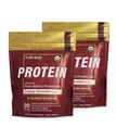Essential Elements Plant-Based Organic Protein Powder - Creamy Chocolate Flavor - Vegan, Sugar-Fee & Keto-Friendly - Yellow Pea & Sacha Inchi Protein Blend - 40 Servings