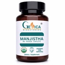 Manjistha (Rubia Cordifolia) – USDA Organic,1500 mg per Serving – No Extract, 100% Whole Herb, NPOP & BioAgriCert Certified – 90 Vegan Caplets