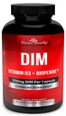 DIM Supplement 250mg with Vitamin D3 Plus BioPerine - Diindolylmethane Menopause & Estrogen Support, Hormone Balance Support for Women and Men - 90 Vegetarian Caps