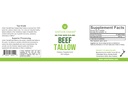 Антлер Ферми - 100% Чистий Нова Зеландія Beef Tallow - Grass Fed, Пастеризований, Топ клас, Очищений і фільтрований, Натуральний яловичий Tallow - 200 Softgels, 500mg
