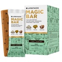 Magic Bar Functional Mushroom Energy Bars – 10g Plant-Based Protein with Lion’s Mane, Cordyceps & Maitake | Adaptogen Superfood Blend | Made in USA | 8-Pack Mint Chocolate Chip Box