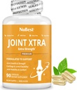 NuBest Joint Xtra - Společná podpora dodatek 124; Společný zdravotní vzorec s trojitou společnou silou - Glucosamine, Chondroitin, Turmeric, MSM 124; 1 měsíční dodávka