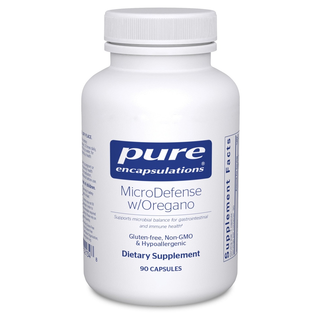 Pure Encapsulations MicroDefense with Oregano | Support for Healthy Gastrointestinal Tract Function and Balance* | 90 Capsules
