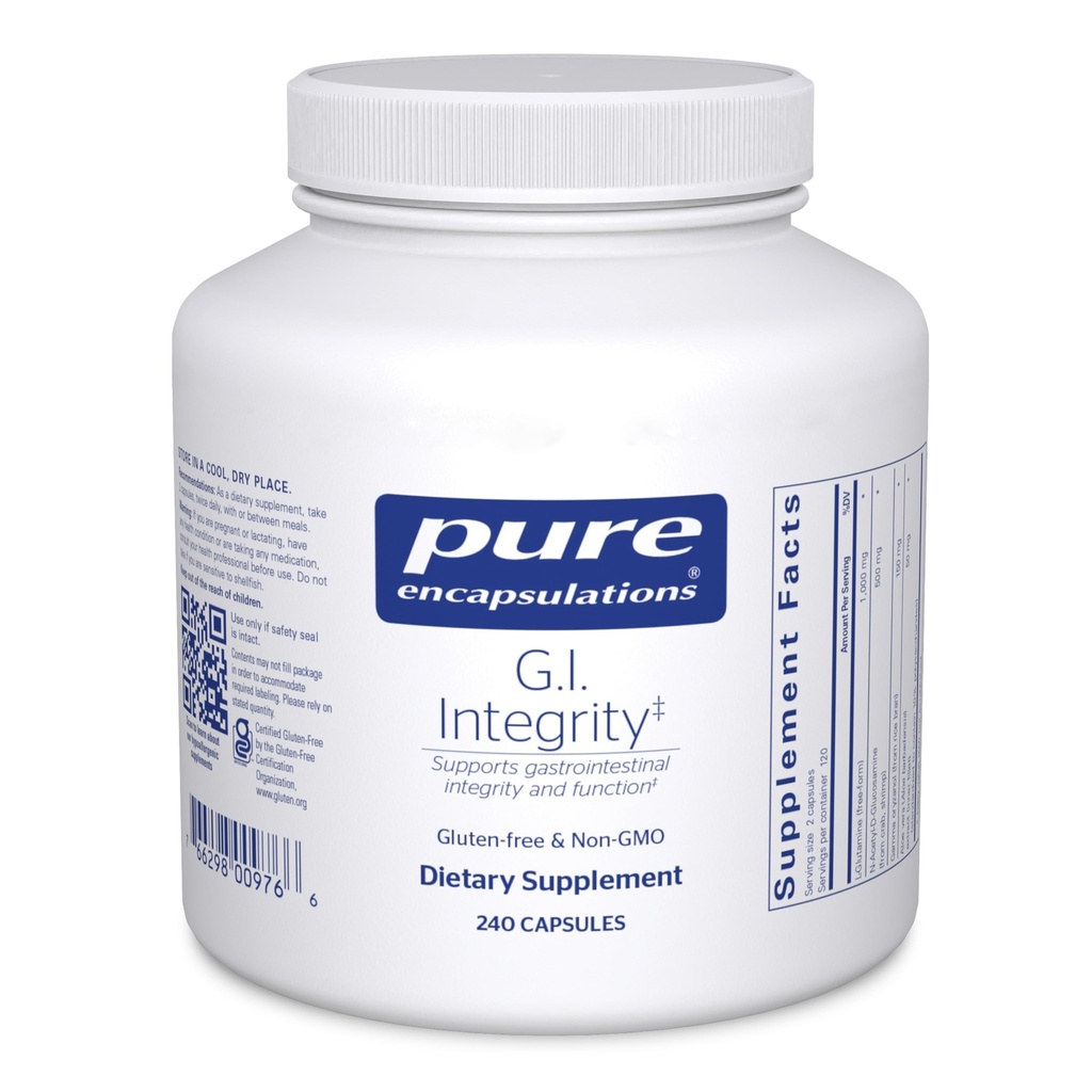 Pure Encapsulations G.I. Integrity | Enhanced Support for Gastrointestinal Integrity and Function* | 240 Capsules