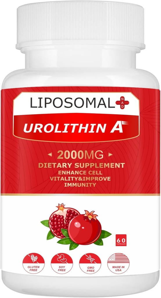 Urolitina lipozomal Un supliment 2000MG pentru energie 60 capsule