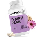 Lymph Peak - Lymphatic Drainage Supplements - Lymph System Support - with Burdock Root, Echinacea Extract, Bromelain, Dandelion Extract & More - Vegan, Non GMO, Gluten Free - 60 Capsules
