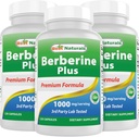 Best Naturals Berberine Plus 1000 מ"ג / משרת 120 קפסולות (120 Count)