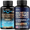 NUTRAHARMONY Glucosamine Chondroitin & Magnesium Glycinate with Glycine Capsules